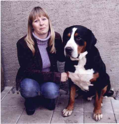 Hanibald with Kimberly of  Samala Rottweilers