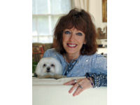 Bel Mooney with her beloved Bonnie.<br />
