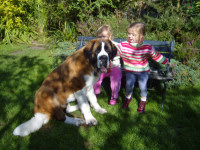 Milly with Joanne's daughter