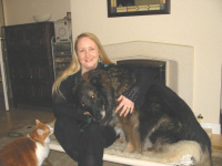 Niki Senior with a patient.