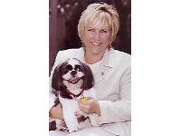 Sue London and her dog Willy.