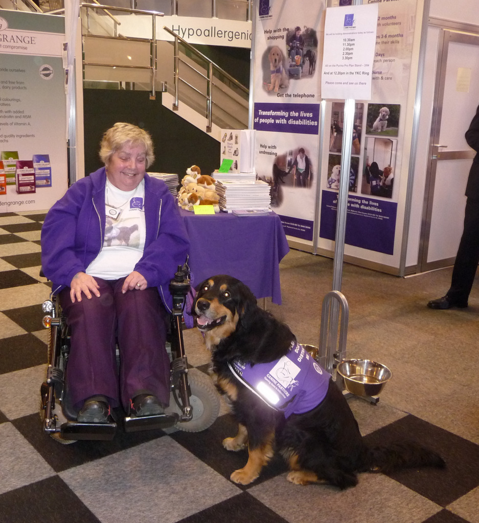 Sheila’s dog Kerly helps her in so many ways.